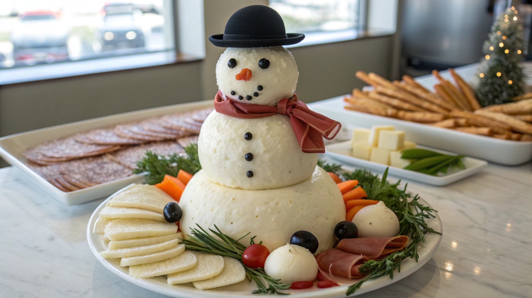 Cheese Snowman