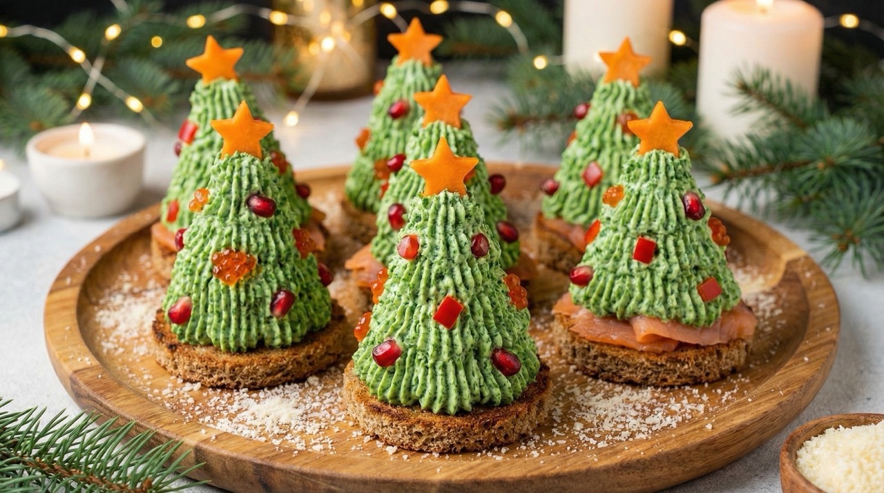 Christmas Trees Canapes